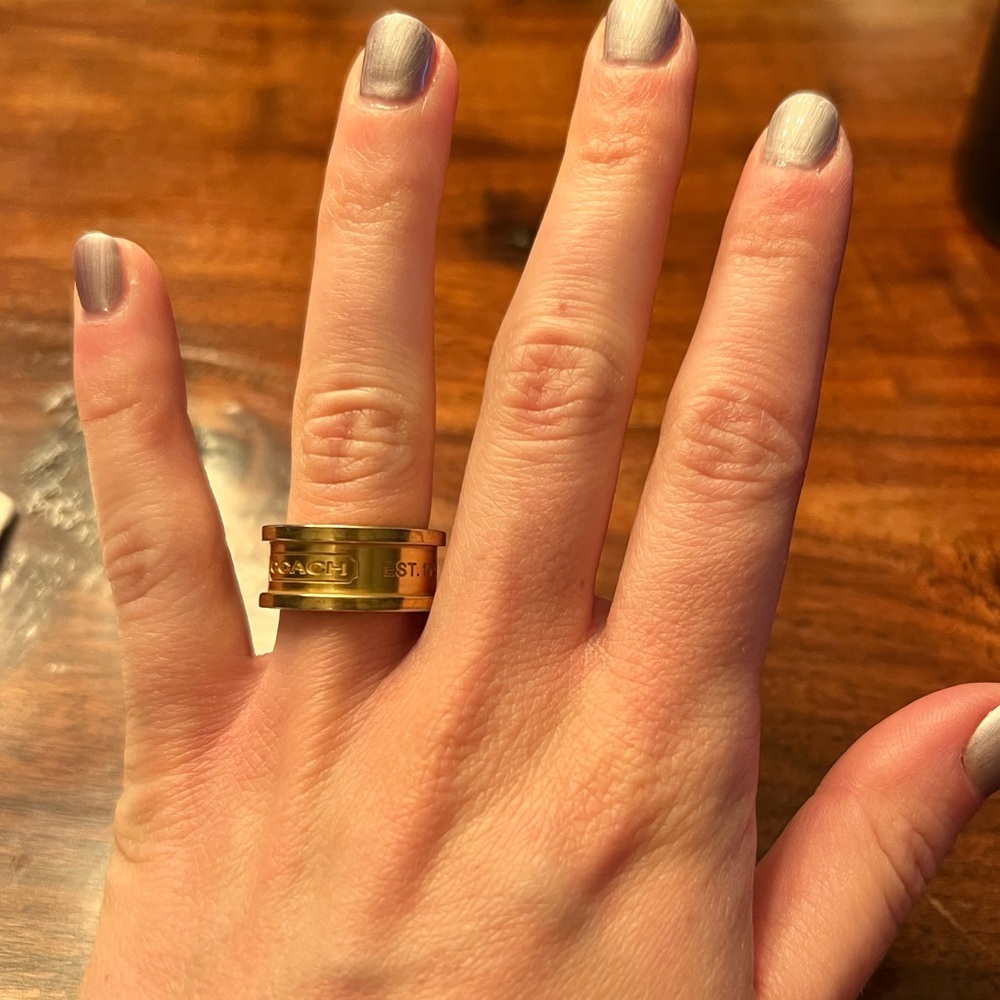 Vintage Gold Coach Ring